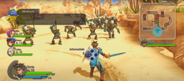 Dragon Quest Heroes: Der Weltenbaum und der Tyrann aus der Tiefe - PS4 - Sony PlayStation 4 - Ingame Dragon Quest Heroes: Der Weltenbaum und der Tyrann aus der Tiefe - PS4 - Sony PlayStation 4 - Ingames