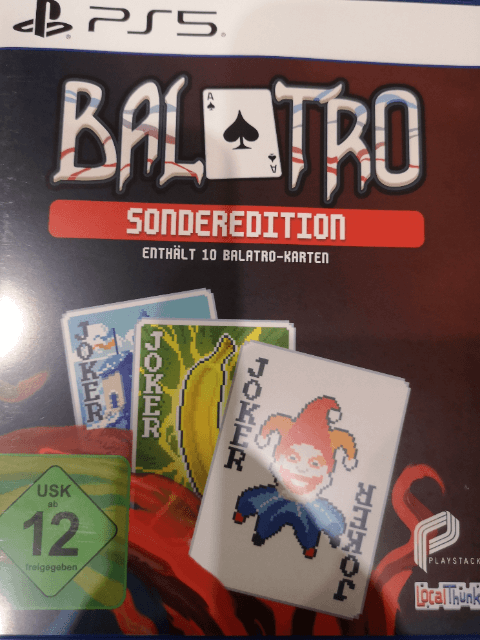 Balatro - PS5 - Sony PlayStation 5 - Packshot Balatro - PS5 - Sony PlayStation 5 - Packshots