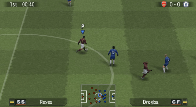 Pro Evolution Soccer 5 - PSP - Sony PlayStation Portable - Ingame Pro Evolution Soccer 5 - PSP - Sony PlayStation Portable - Ingames