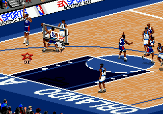 NBA Live 96 - SNES - Nintendo Super Nintendo Entertainment System - Ingame NBA Live 96 - SNES - Nintendo Super Nintendo Entertainment System - Ingames
