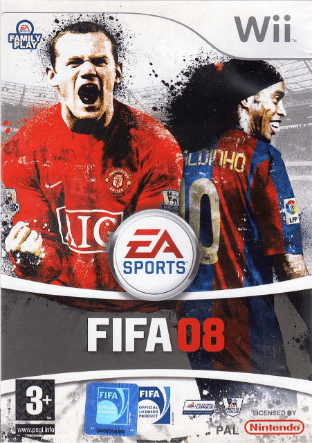 FIFA 08 - WII - Nintendo Wii - Packshot FIFA 08 - WII - Nintendo Wii - Packshots