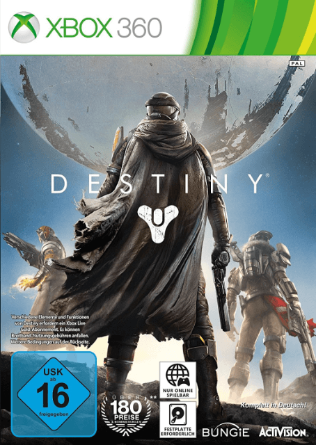 Destiny - XBOX360 - Microsoft Xbox 360 - Packshot Destiny - XBOX360 - Microsoft Xbox 360 - Packshots