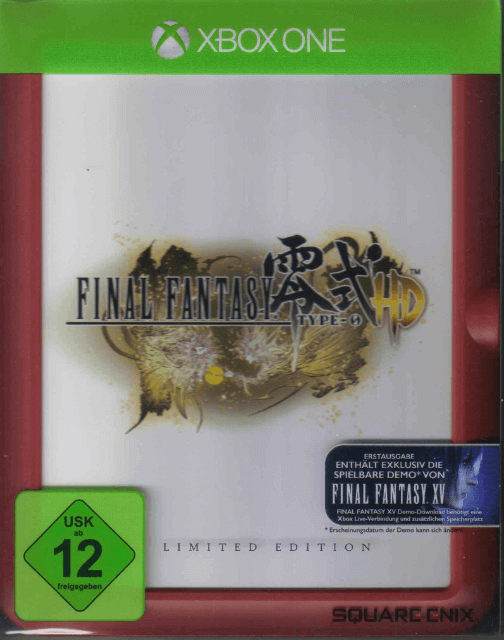 Final Fantasy Type-0 HD - XBOXONE - Microsoft Xbox One - Packshot Final Fantasy Type-0 HD - XBOXONE - Microsoft Xbox One - Packshots