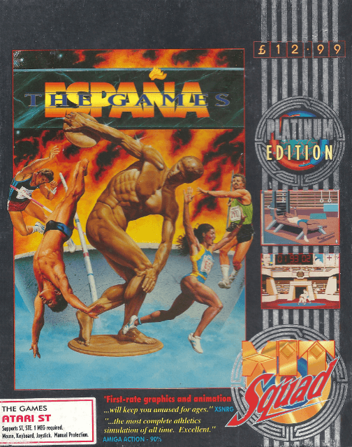 The Games '92: España - AST - Atari ST - Packshot The Games '92: España - AST - Atari ST - Packshots