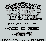 Trump Boy II - GAMEBOY - Nintendo Game Boy - Title Trump Boy II - GAMEBOY - Nintendo Game Boy - Titles