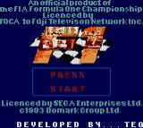 Formula One - GAMEGEAR - Sega Game Gear - Title Formula One - GAMEGEAR - Sega Game Gear - Titles
