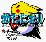 Pokémon Pinball - GBC - Nintendo Game Boy Color - Title Pokémon Pinball - GBC - Nintendo Game Boy Color - Titles