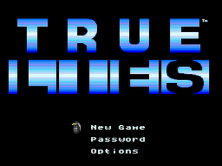 True Lies - GEN - Sega Genesis - Title True Lies - GEN - Sega Genesis - Titles