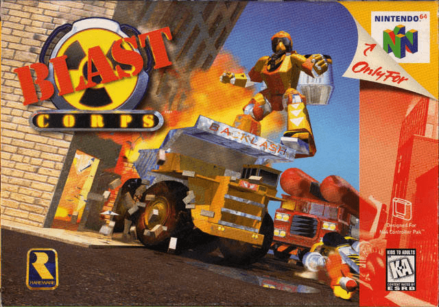 Blast Corps - N64 - Nintendo 64 - Packshot Blast Corps - N64 - Nintendo 64 - Packshots