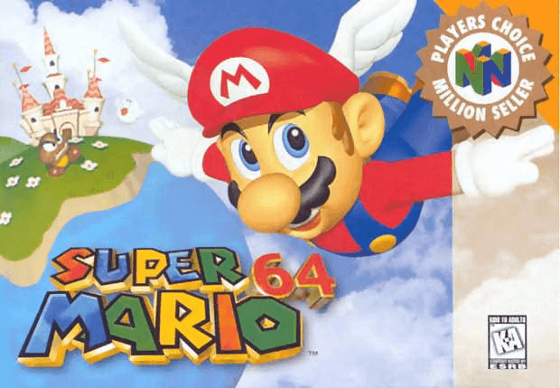 Super Mario 64 - N64 - Nintendo 64 - Packshot Super Mario 64 - N64 - Nintendo 64 - Packshots