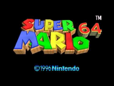 Super Mario 64 - N64 - Nintendo 64 - Title Super Mario 64 - N64 - Nintendo 64 - Titles