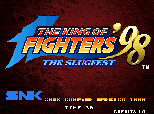 The King of Fighters '98: The Slugfest - NEOGEOCD - SNK Neo Geo CD - Title The King of Fighters '98: The Slugfest - NEOGEOCD - SNK Neo Geo CD - Titles