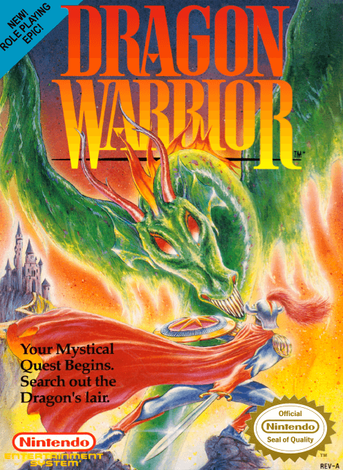 Dragon Warrior - NES - Nintendo Entertainment System - Packshot Dragon Warrior - NES - Nintendo Entertainment System - Packshots