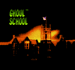 Ghoul School - NES - Nintendo Entertainment System - Title Ghoul School - NES - Nintendo Entertainment System - Titles