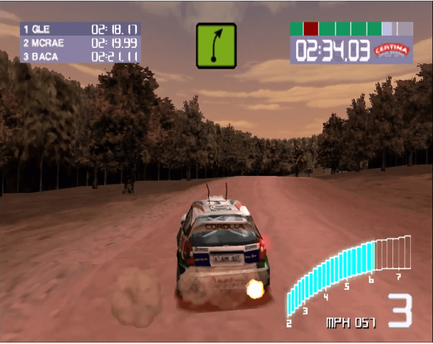 Colin McRae Rally 2.0 - PS - Sony PlayStation - Ingame Colin McRae Rally 2.0 - PS - Sony PlayStation - Ingames