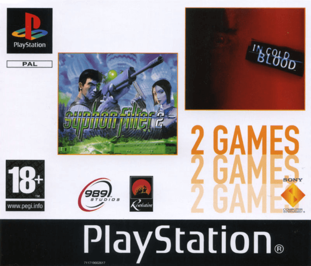 2 Games: Syphon Filter 2 / In Cold Blood - PS - Sony PlayStation - Packshot 2 Games: Syphon Filter 2 / In Cold Blood - PS - Sony PlayStation - Packshots