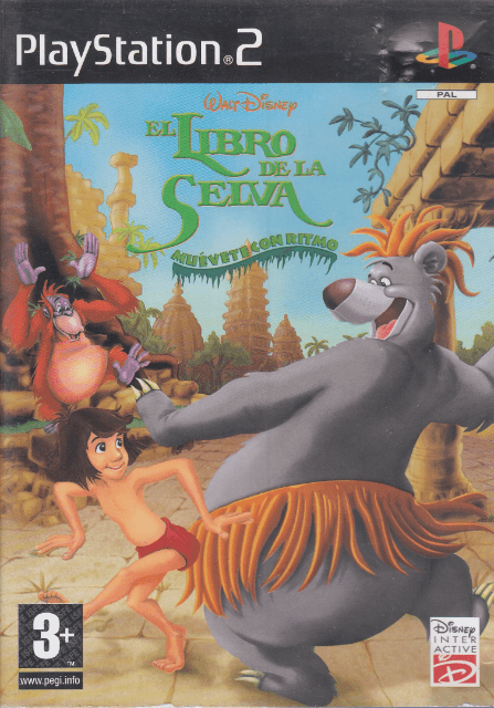 Walt Disney El Libro De La Selva: Muévete Con Ritmo - PS2 - Sony PlayStation 2 - Packshot Walt Disney El Libro De La Selva: Muévete Con Ritmo - PS2 - Sony PlayStation 2 - Packshots