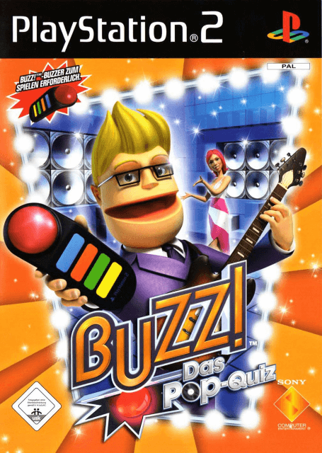 Buzz! Pop Quiz - PS2 - Sony PlayStation 2 - Packshot Buzz! Pop Quiz - PS2 - Sony PlayStation 2 - Packshots