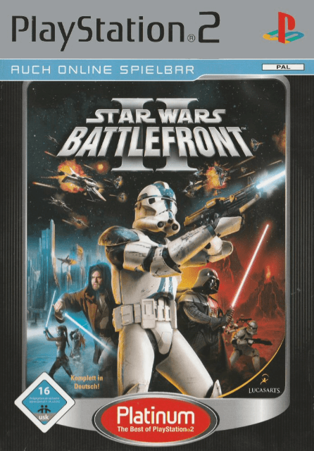 Star Wars: Battlefront II - PS2 - Sony PlayStation 2 - Packshot Star Wars: Battlefront II - PS2 - Sony PlayStation 2 - Packshots