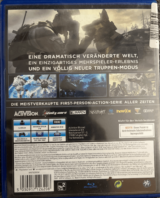 Call of Duty: Ghosts - PS4 - Sony PlayStation 4 - Ingame Call of Duty: Ghosts - PS4 - Sony PlayStation 4 - Ingames