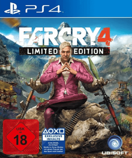 Far Cry 4 - PS4 - Sony PlayStation 4 - Packshot Far Cry 4 - PS4 - Sony PlayStation 4 - Packshots