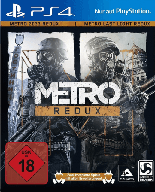 Metro Redux - PS4 - Sony PlayStation 4 - Packshot Metro Redux - PS4 - Sony PlayStation 4 - Packshots
