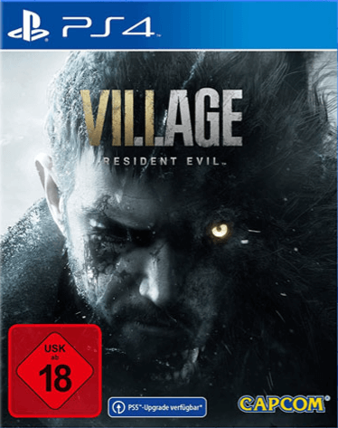 Resident Evil Village - PS4 - Sony PlayStation 4 - Packshot Resident Evil Village - PS4 - Sony PlayStation 4 - Packshots