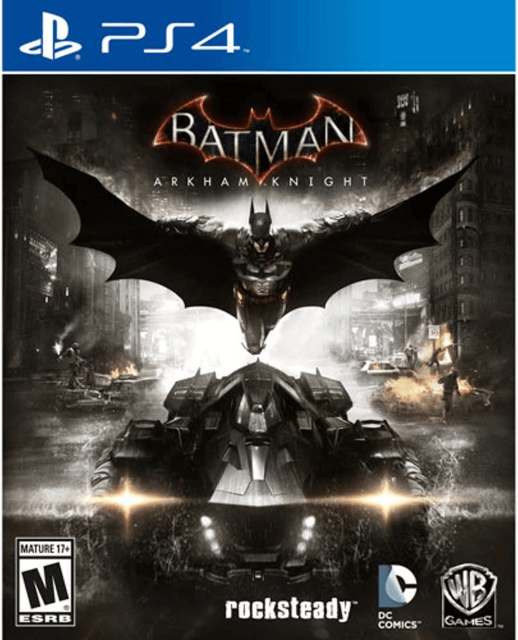 Batman: Arkham Knight - PS4 - Sony PlayStation 4 - Packshot Batman: Arkham Knight - PS4 - Sony PlayStation 4 - Packshots