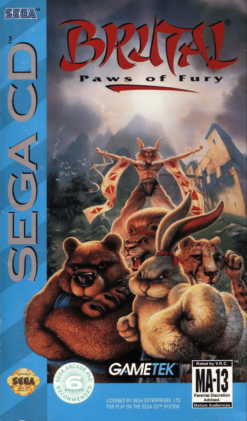 Brutal: Paws Of Fury - SEGACD - Sega CD - Packshot Brutal: Paws Of Fury - SEGACD - Sega CD - Packshots