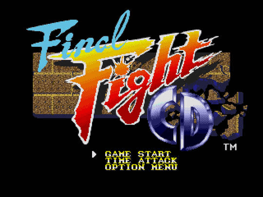 Final Fight CD - SEGACD - Sega CD - Title Final Fight CD - SEGACD - Sega CD - Titles