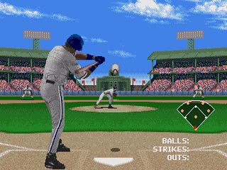 Frank Thomas Big Hurt Baseball - SMD - Sega Mega Drive - Ingame Frank Thomas Big Hurt Baseball - SMD - Sega Mega Drive - Ingames