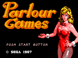 Parlour Games - SMS - Sega Master System - Title Parlour Games - SMS - Sega Master System - Titles