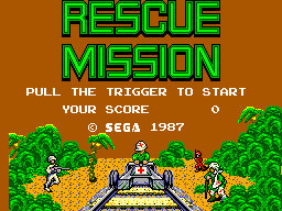 Rescue Mission - SMS - Sega Master System - Title Rescue Mission - SMS - Sega Master System - Titles