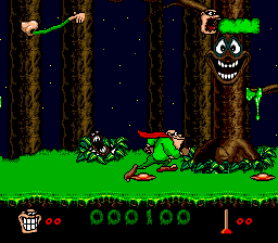 Boogerman: A Pick and Flick Adventure - SNES - Nintendo Super Nintendo Entertainment System - Ingame Boogerman: A Pick and Flick Adventure - SNES - Nintendo Super Nintendo Entertainment System - Ingames