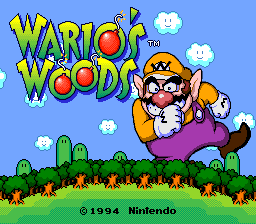 Wario's Woods - SNES - Nintendo Super Nintendo Entertainment System - Title Wario's Woods - SNES - Nintendo Super Nintendo Entertainment System - Titles