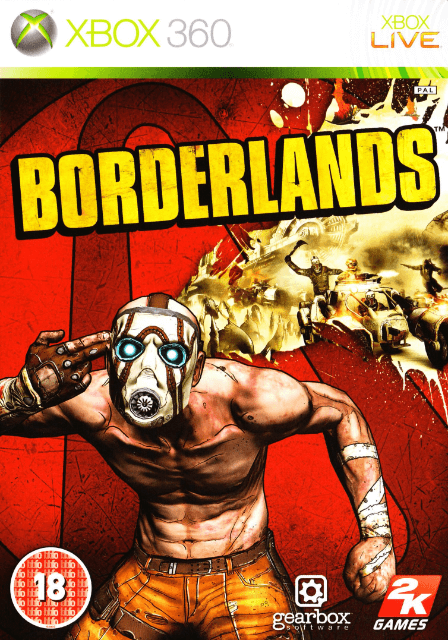 Borderlands - XBOX360 - Microsoft Xbox 360 - Packshot Borderlands - XBOX360 - Microsoft Xbox 360 - Packshots