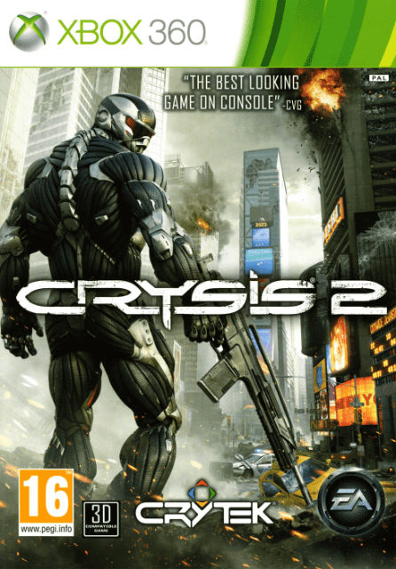 Crysis 2 - XBOX360 - Microsoft Xbox 360 - Packshot Crysis 2 - XBOX360 - Microsoft Xbox 360 - Packshots
