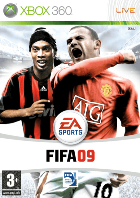 FIFA 09 - XBOX360 - Microsoft Xbox 360 - Packshot FIFA 09 - XBOX360 - Microsoft Xbox 360 - Packshots