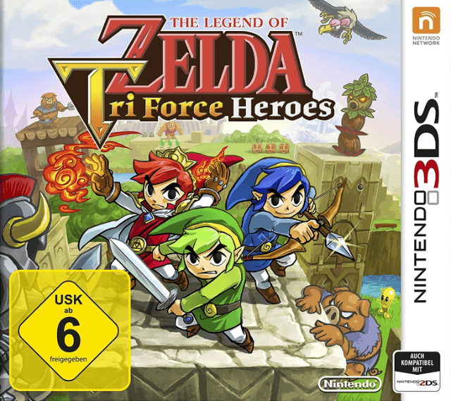 The Legend of Zelda: Tri Force Heroes - 3DS - Nintendo 3DS - Packshot The Legend of Zelda: Tri Force Heroes - 3DS - Nintendo 3DS - Packshots