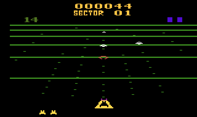 Beamrider - ATARI2600 - Atari 2600 - Ingame Beamrider - ATARI2600 - Atari 2600 - Ingames