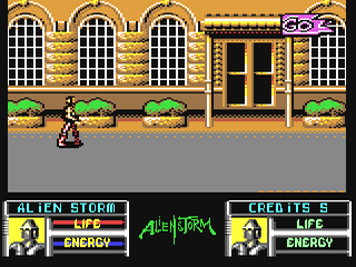 Alien Storm - C64 - Commodore 64 - Ingame Alien Storm - C64 - Commodore 64 - Ingames