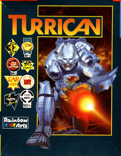 Turrican - C64 - Commodore 64 - Packshot Turrican - C64 - Commodore 64 - Packshots
