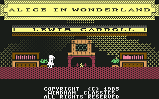 Alice in Wonderland - C64 - Commodore 64 - Title Alice in Wonderland - C64 - Commodore 64 - Titles