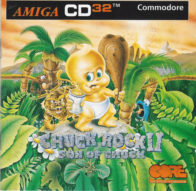 Chuck Rock II: Son of Chuck - CD32 - Commodore Amiga CD32 - Packshot Chuck Rock II: Son of Chuck - CD32 - Commodore Amiga CD32 - Packshots