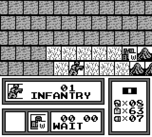 Daisenryaku - GAMEBOY - Nintendo Game Boy - Ingame Daisenryaku - GAMEBOY - Nintendo Game Boy - Ingames