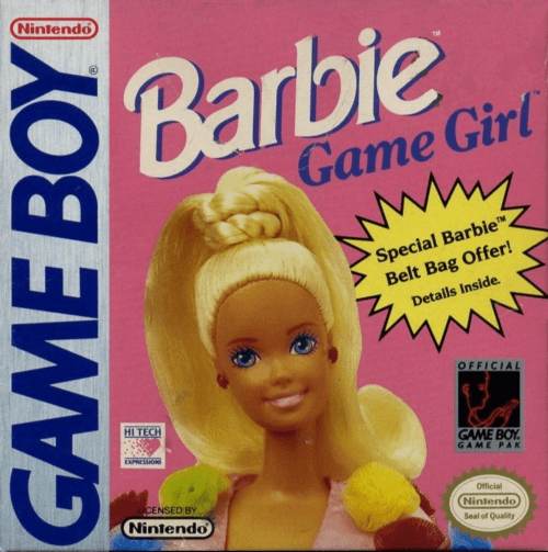 Barbie Game Girl - GAMEBOY - Nintendo Game Boy - Packshot Barbie Game Girl - GAMEBOY - Nintendo Game Boy - Packshots