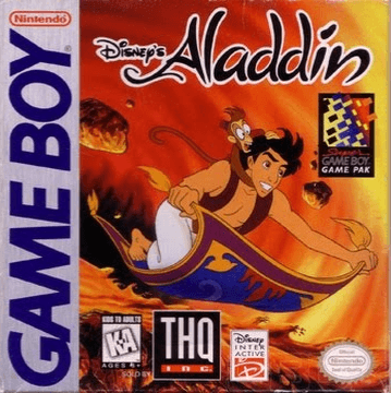 Disney's Aladdin - GAMEBOY - Nintendo Game Boy - Packshot Disney's Aladdin - GAMEBOY - Nintendo Game Boy - Packshots