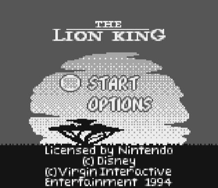 Disney's Der König der Löwen - GAMEBOY - Nintendo Game Boy - Title Disney's Der König der Löwen - GAMEBOY - Nintendo Game Boy - Titles