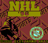 NHL 96 - GAMEBOY - Nintendo Game Boy - Title NHL 96 - GAMEBOY - Nintendo Game Boy - Titles
