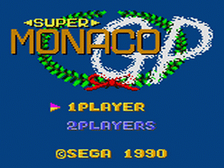 Super Monaco GP - GAMEGEAR - Sega Game Gear - Title Super Monaco GP - GAMEGEAR - Sega Game Gear - Titles